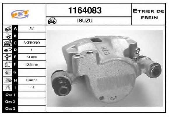 SNRA 1164083 Brake Caliper